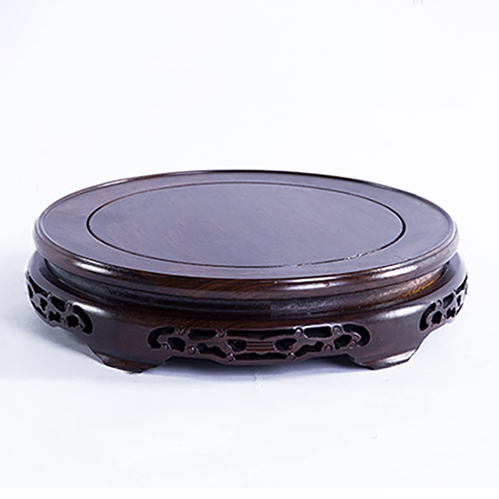 Buy YANJING Statue Stand Wooden Pedestal Stand Vase Aquarium Table Lamp