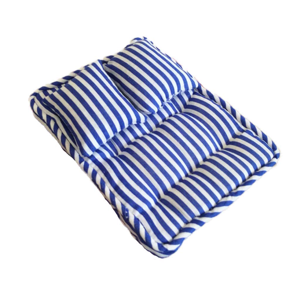 Melody Jane Dolls House Double Mattress & Pillows Miniature Bedding Bedroom Accessory 1:12