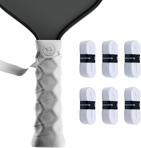 Miniatura 13 de Hesatac Cinta de Sobreagarre – para Pickleball, Pádel y Tenis – Hecha para Agarres Hesacore – Absorbe el Sudor, Suave, Antideslizante, Sobreagarre