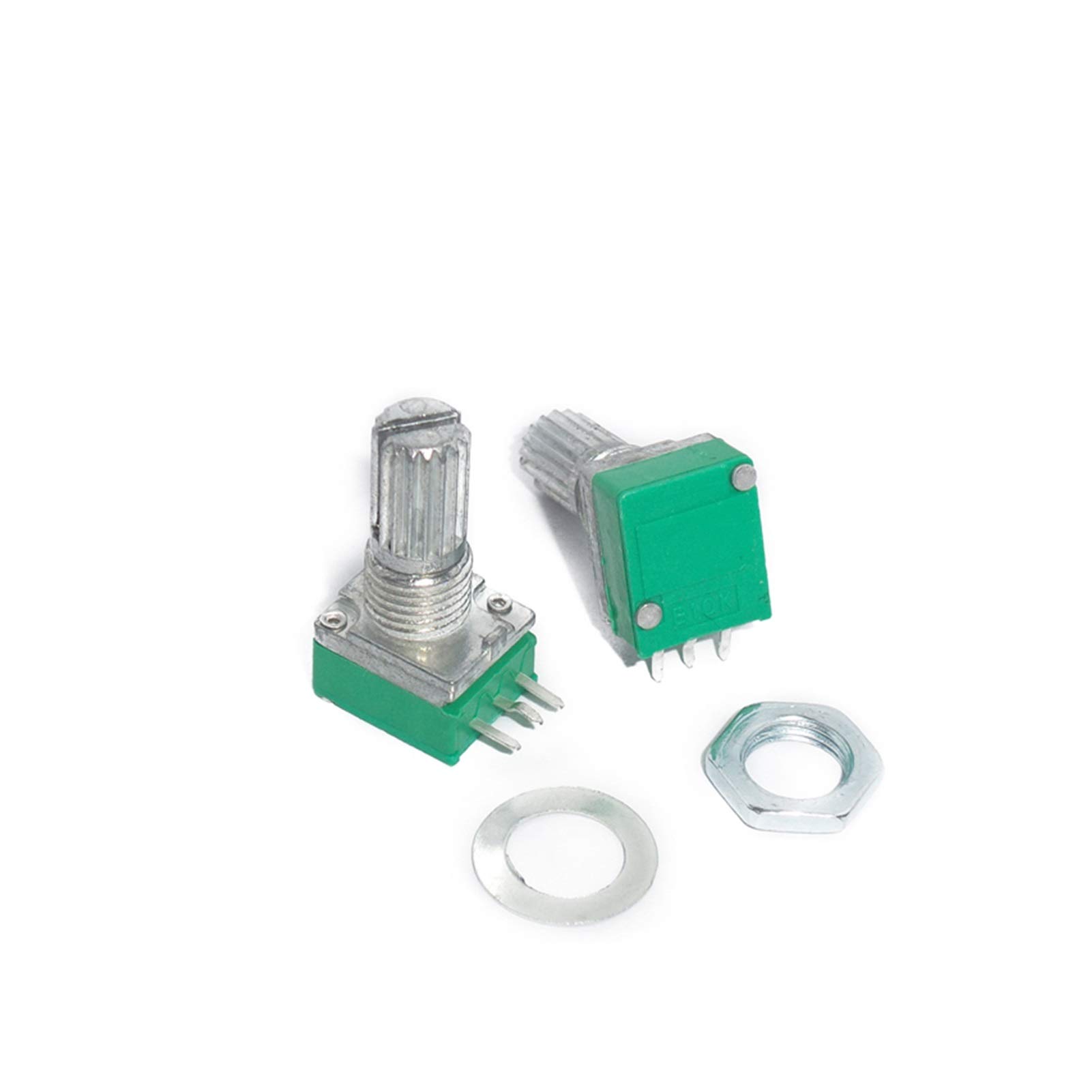 Buy Potentiometer 10pcs RK097N Sealed Potentiometer B10K B100K B5K B20K B50K B500K 3pin 15mm