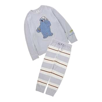 ジェラートピケ　SESAME STREET ジャガードプルオーバー＆パンツセット Amazon.co.jp: ジェラートピケ オム メンズ セサミストリート