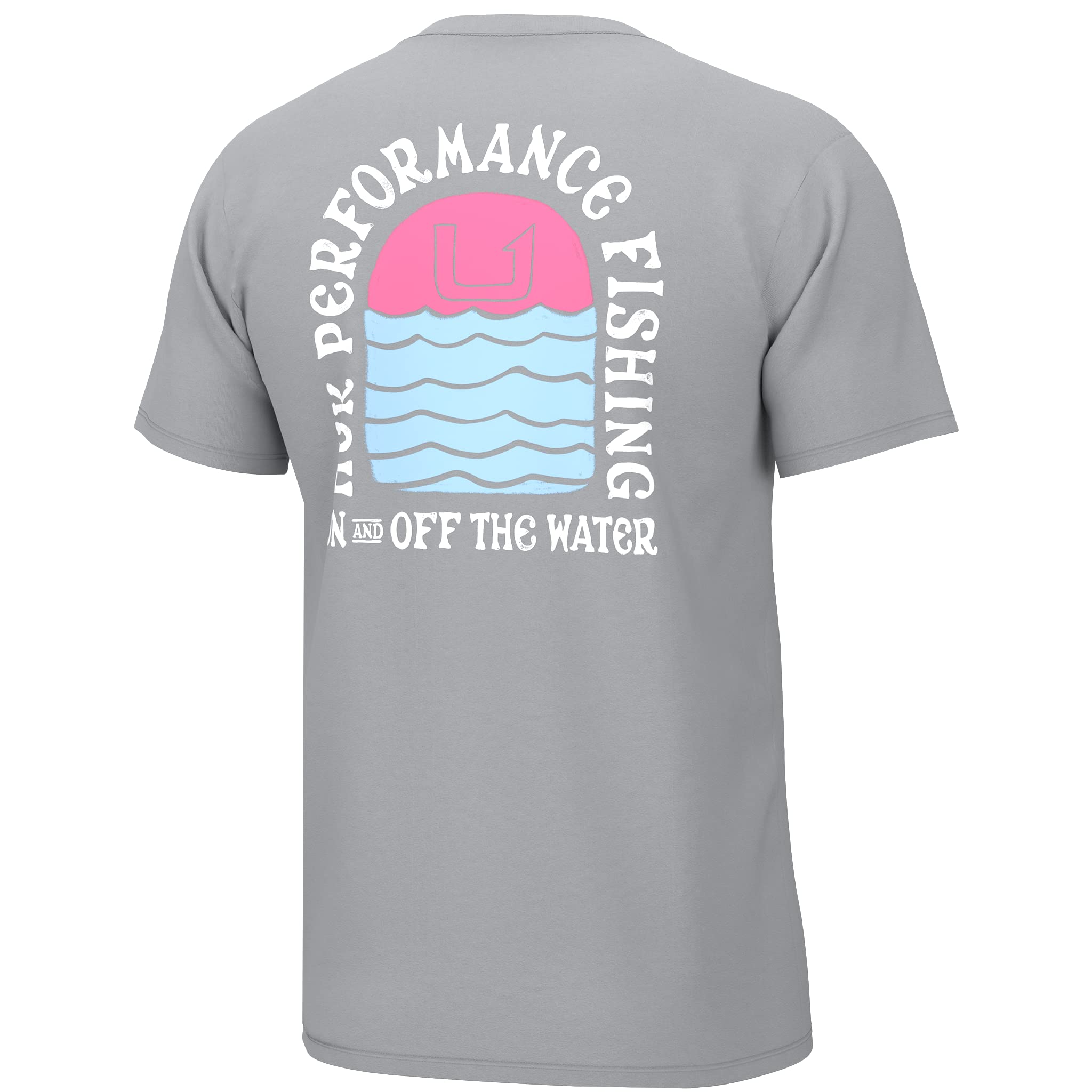 HUK Mens Performance Fishing Logo Tee, Short Sleeve T-Shirt for Men — view 45