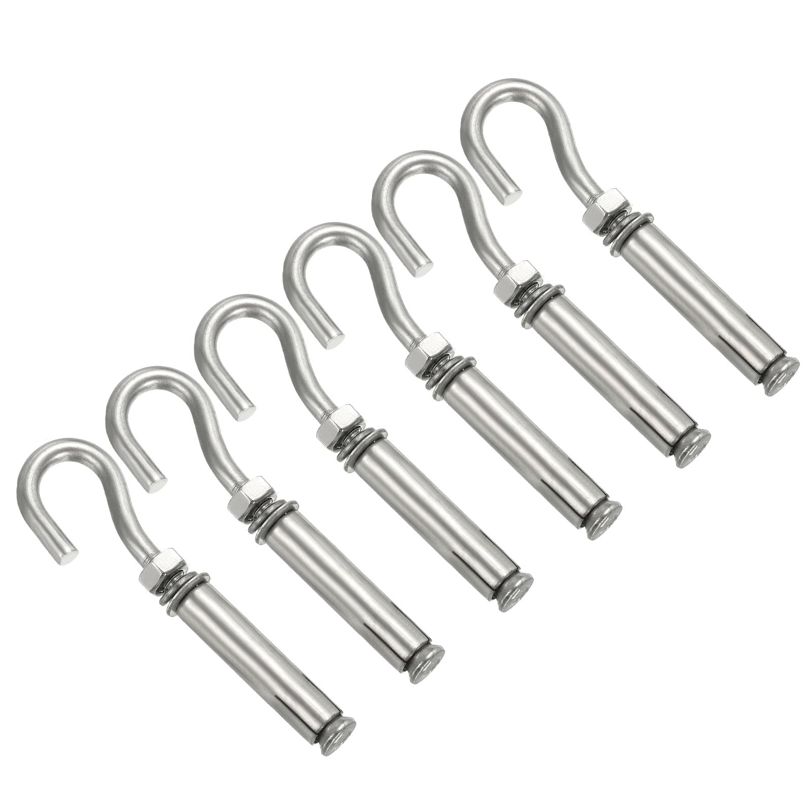 Amazon.com: PATIKIL Expansion Hook M6 6 Pack 304 Stainless Steel