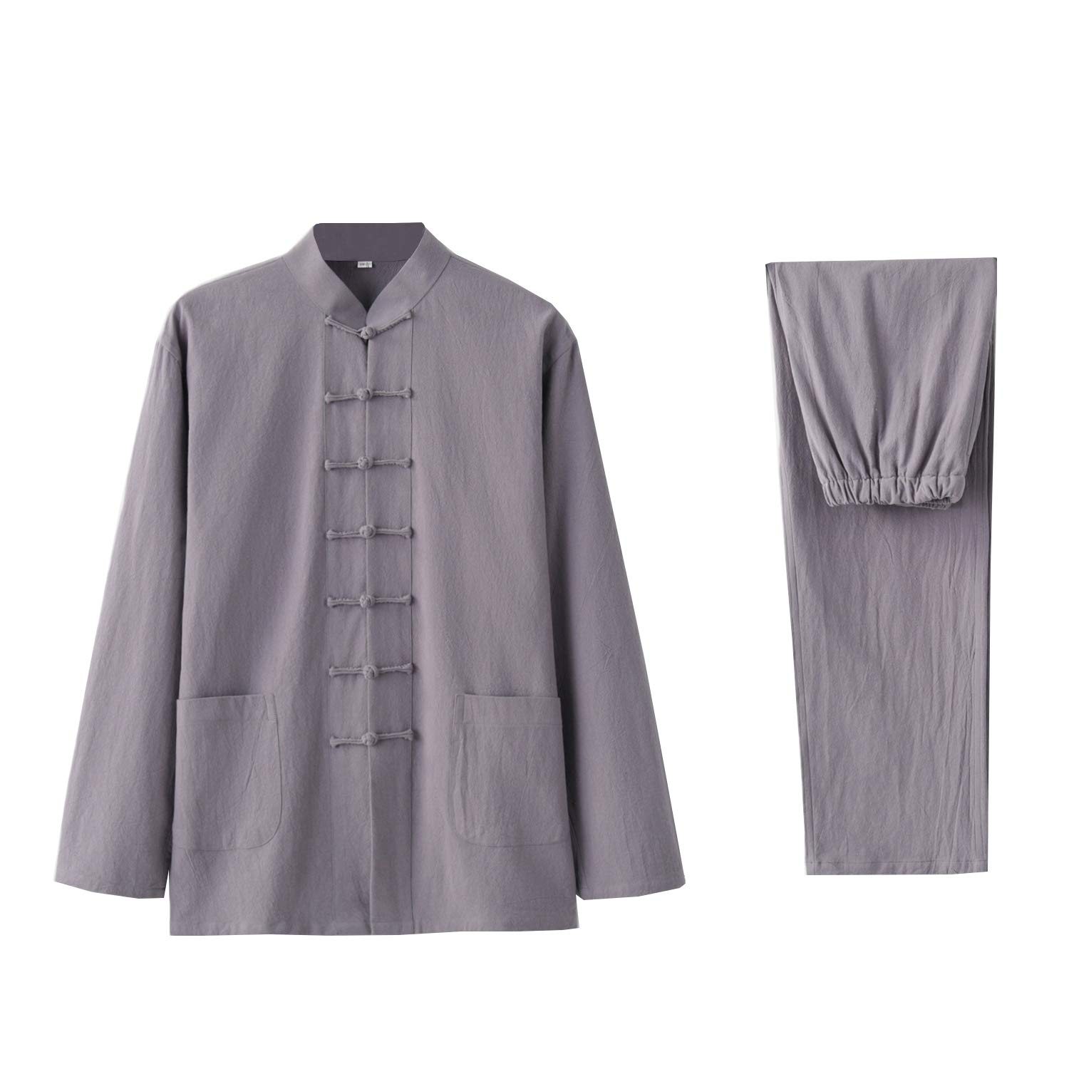 KUFEIUPMen's Ancient Chinese Hanfu Dress Long Robe Traditional Cosplay Costume