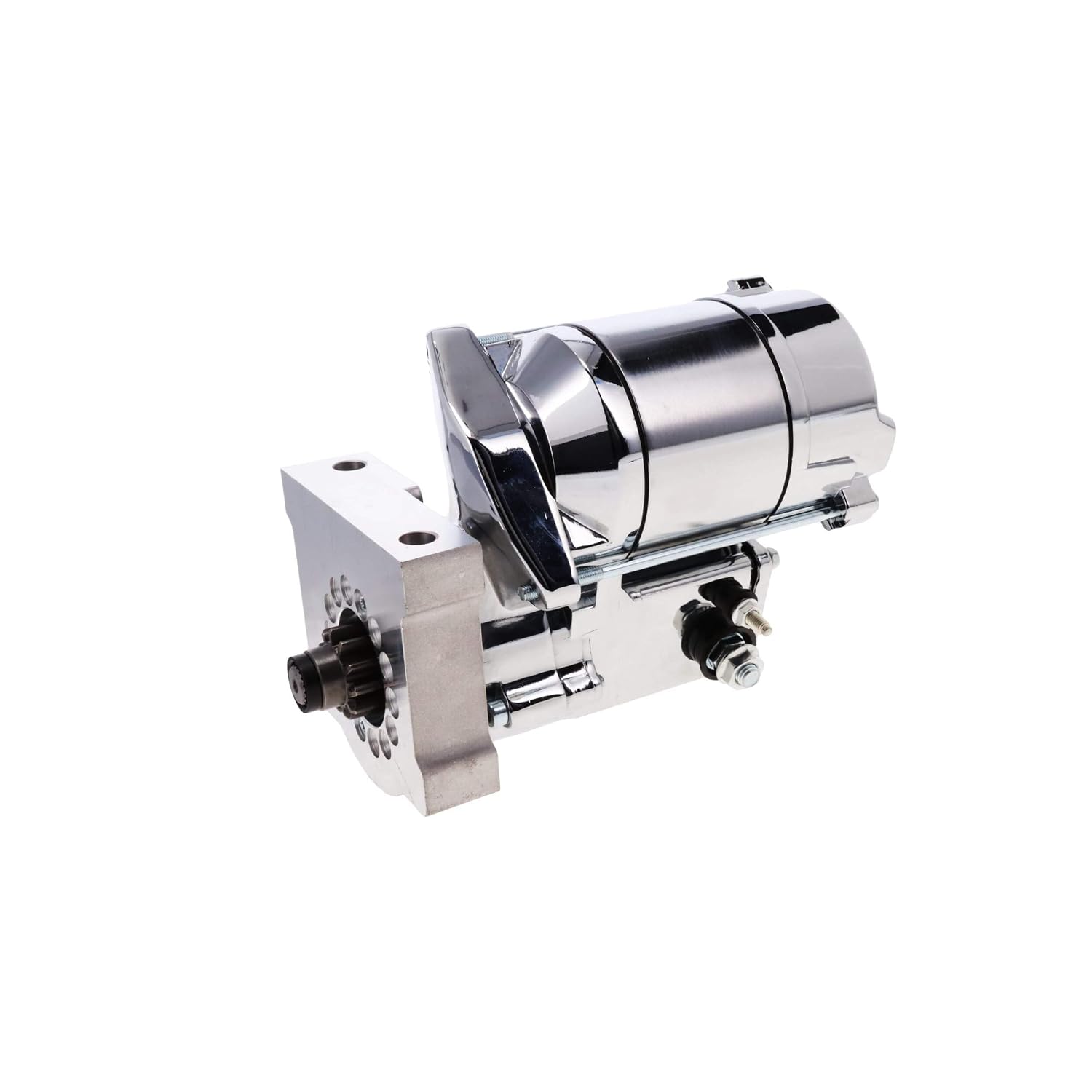 Top Street Performance 1.9 HP Mini Starter for GM Chevy LS Small Block 325 350 364 V8 - Chrome