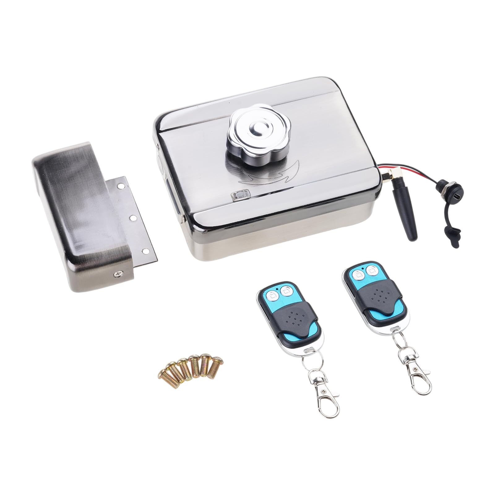 Xagmodshn Silver Electronic Door For App Control Invisible Intelligent Door With Remote Control Security