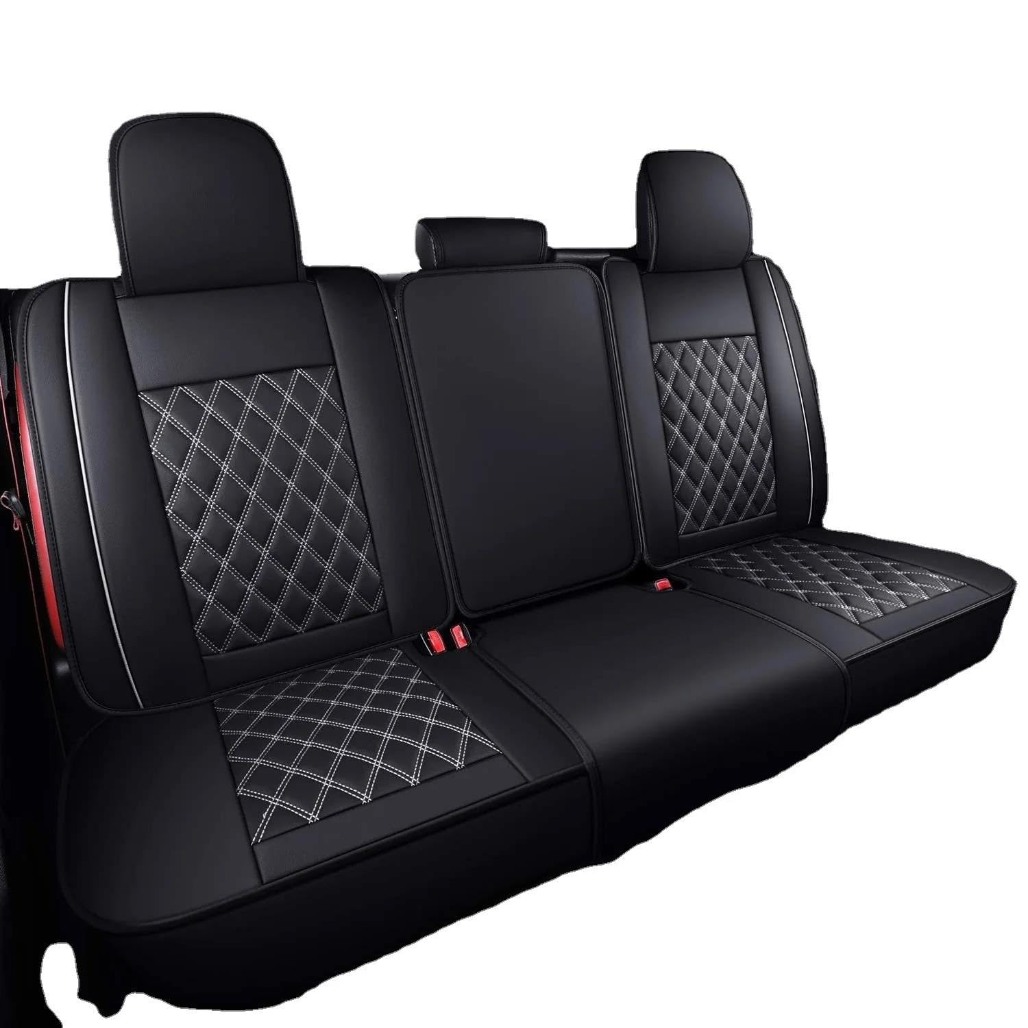 Coprisedili In Pelle Personalizzati Per Ford F-150 2021-2024 (SuperCrew) - Set Completo Per XL/XLT/Lariat/Lightning - 2
