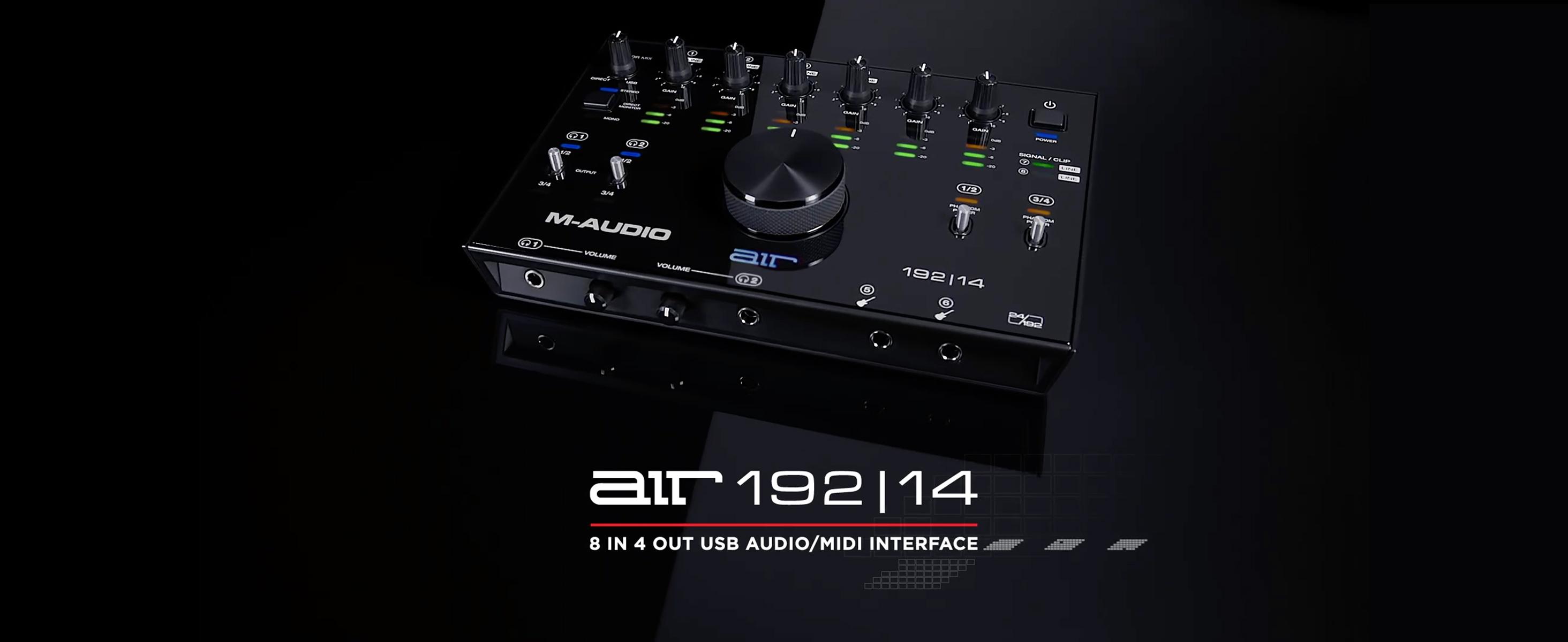 Amazon.com: M-AUDIO AIR 192x14 USB-C Audio Interface for Studio
