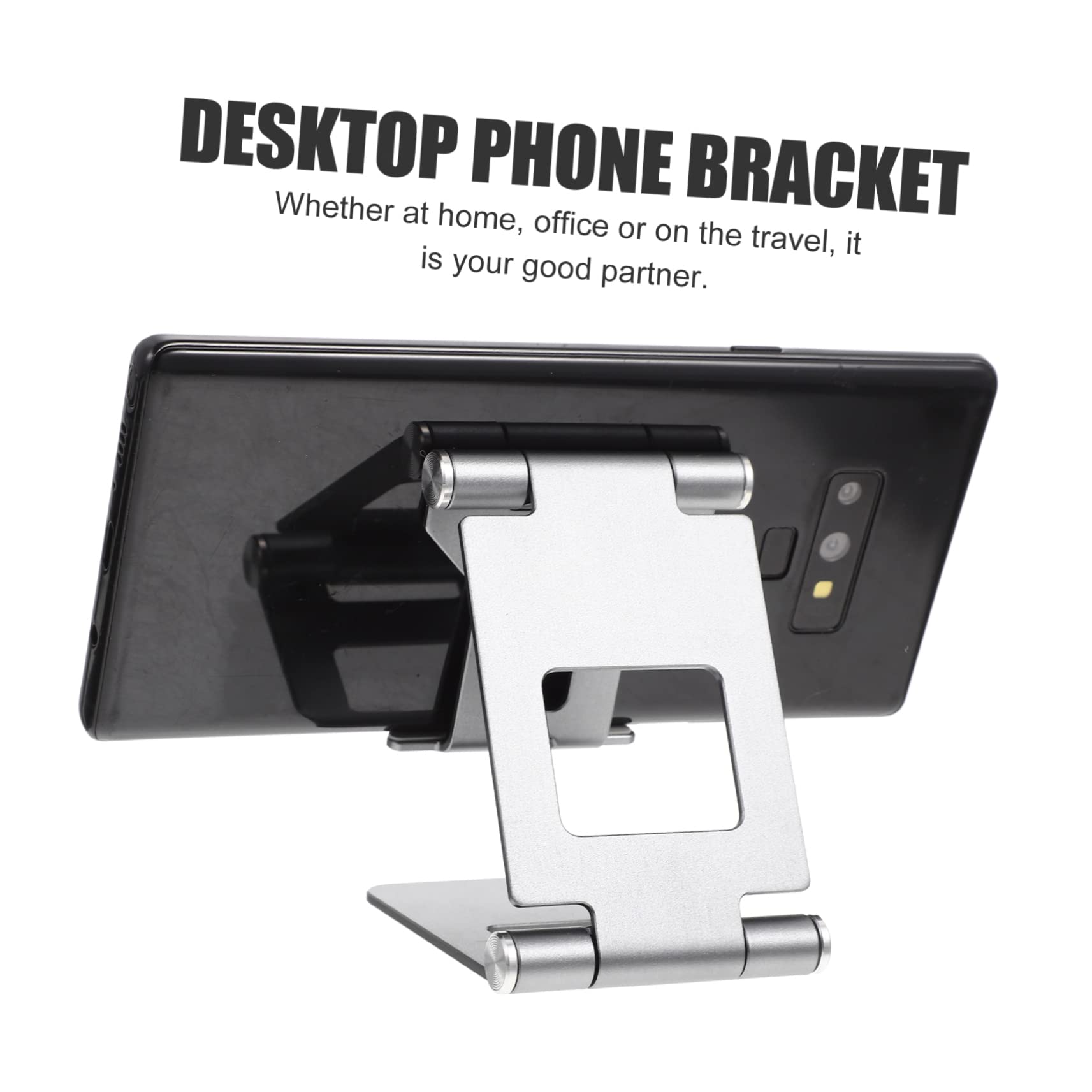Gatuida 3pezzi Supporto Pieghevole Per Telefono e Tablet Da Scrivania Supporto Portatile Per Ufficio Salotto e Camera Da Letto Design Compatto e Pratico Stabilità Ottimale Su Superfici