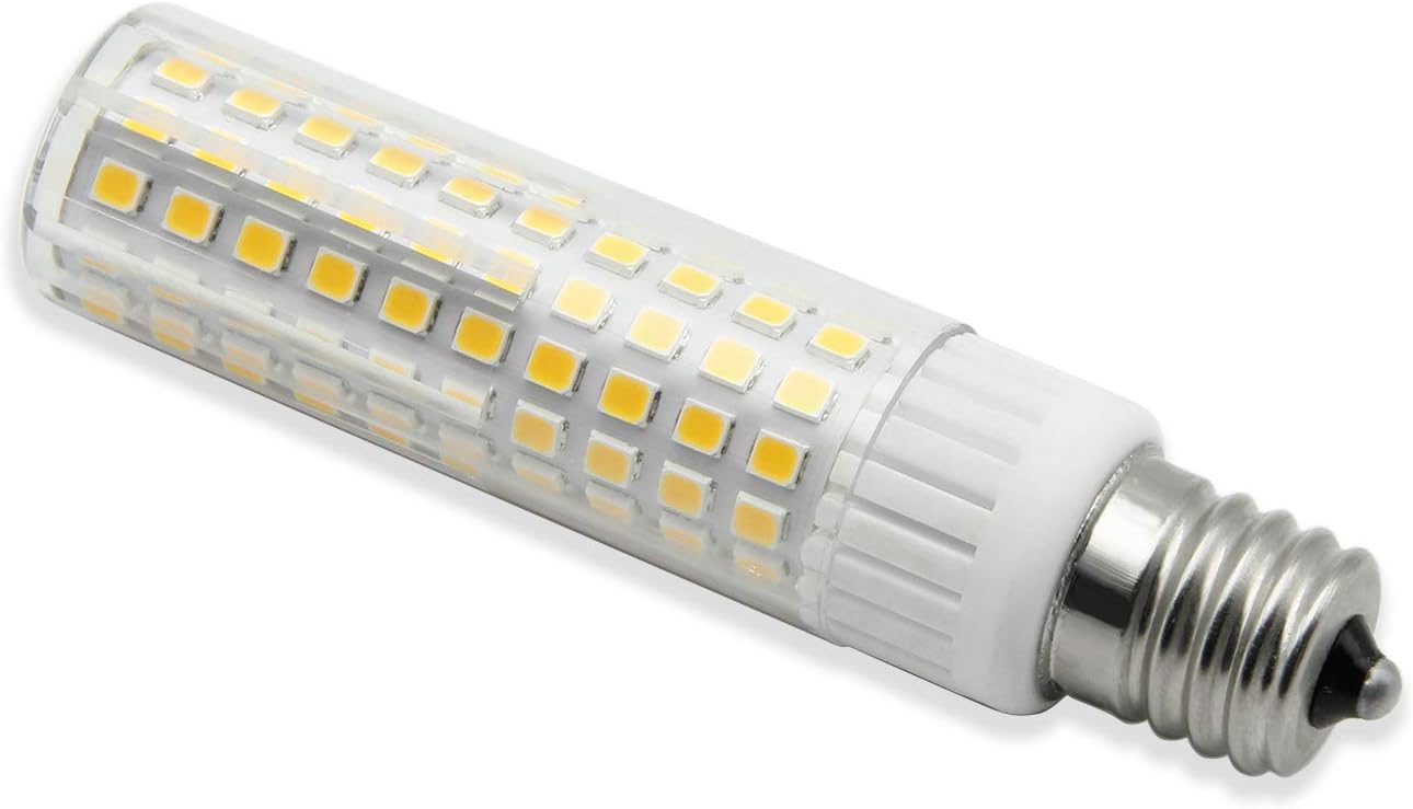 10W E17 LED Light Bulb Equivalent 120W E17 Halogen Bulbs, Dimmable, 1200Lumen, 90-265V AC, 360 Degree Angle, CRI> 90Ra, Warm White 3000K (Pack of 1)