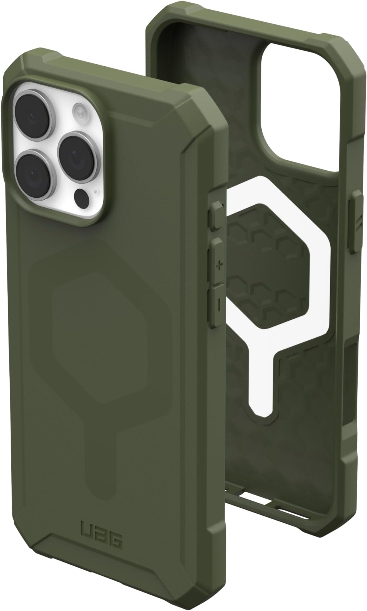 Urban Armor GearUAG Essential Armor for iPhone 16 Pro Max case cover [16 Feet Drop tested] MagSafe compatible - Olive Drab
