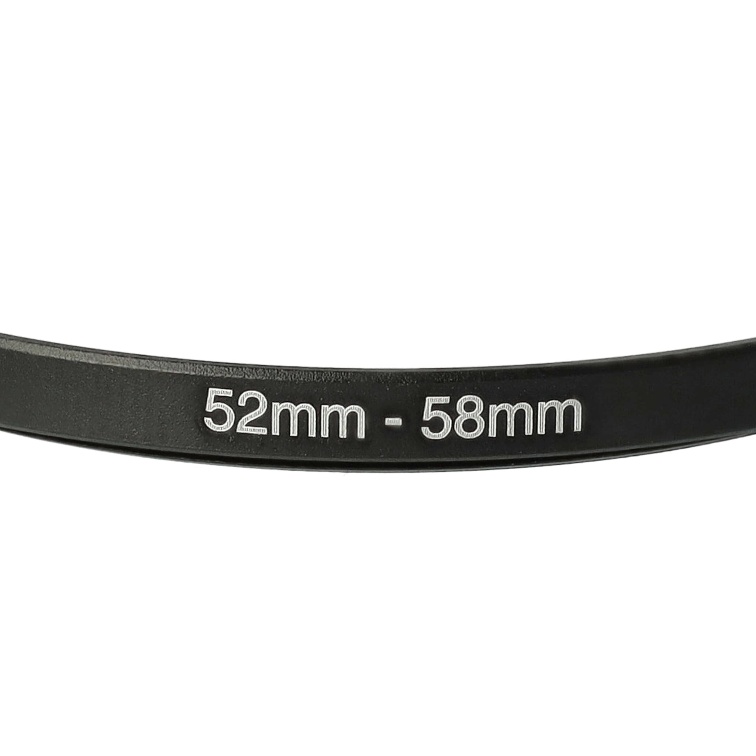 Anello Adattatore Step-Up 52mm A 58mm Per Fotocamera - Metallico Nero - Foto 11