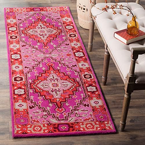 SAFAVIEH Bellagio Collection Runner Rug 2'3" x 13', Red