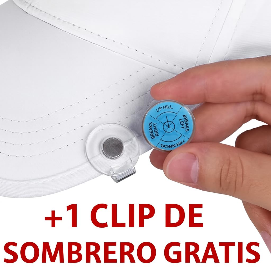 Fraser Fitness Marcador de golf de alta precisión con nivel de burbuja