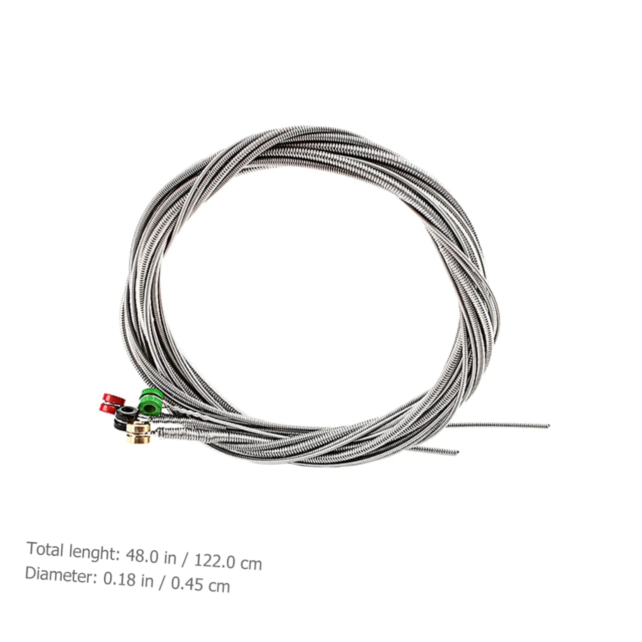 TOYANDONA 3 Juegos cuerda accesorios para bajo cable bajo accesorio de guitarra accesorios de bajo accesorios para instrumentos alambre de musica Metal instrumento musical Acero inoxidable