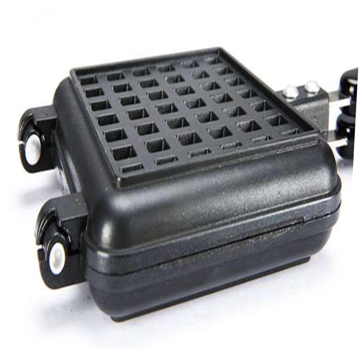 MUCKLILY Household Waffle Maker Non Stick Aluminium Alloy Mold for DIY Waffles Compact Design for Easy Use Kitchens Homes Apartments