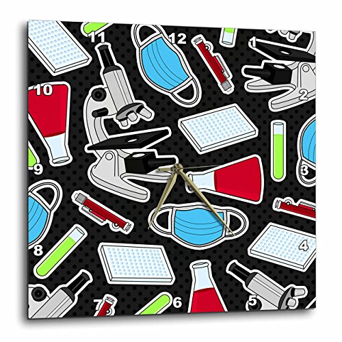 Reloj de pared analógico 3dRose 10 pulgadas miniatura 1