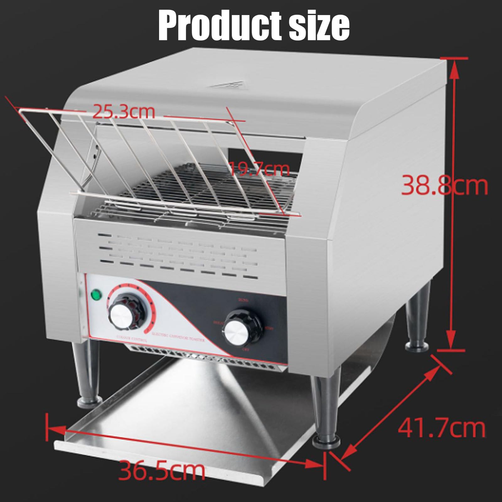 Tostadora de acero inoxidable,Tostadora de cinta,Tostadora comercial para restaurante,Tostadora completa de acero inoxidable,Tostadora de diseño,para pan Bun Hotel Cantina Cafe Home Buffet,220V