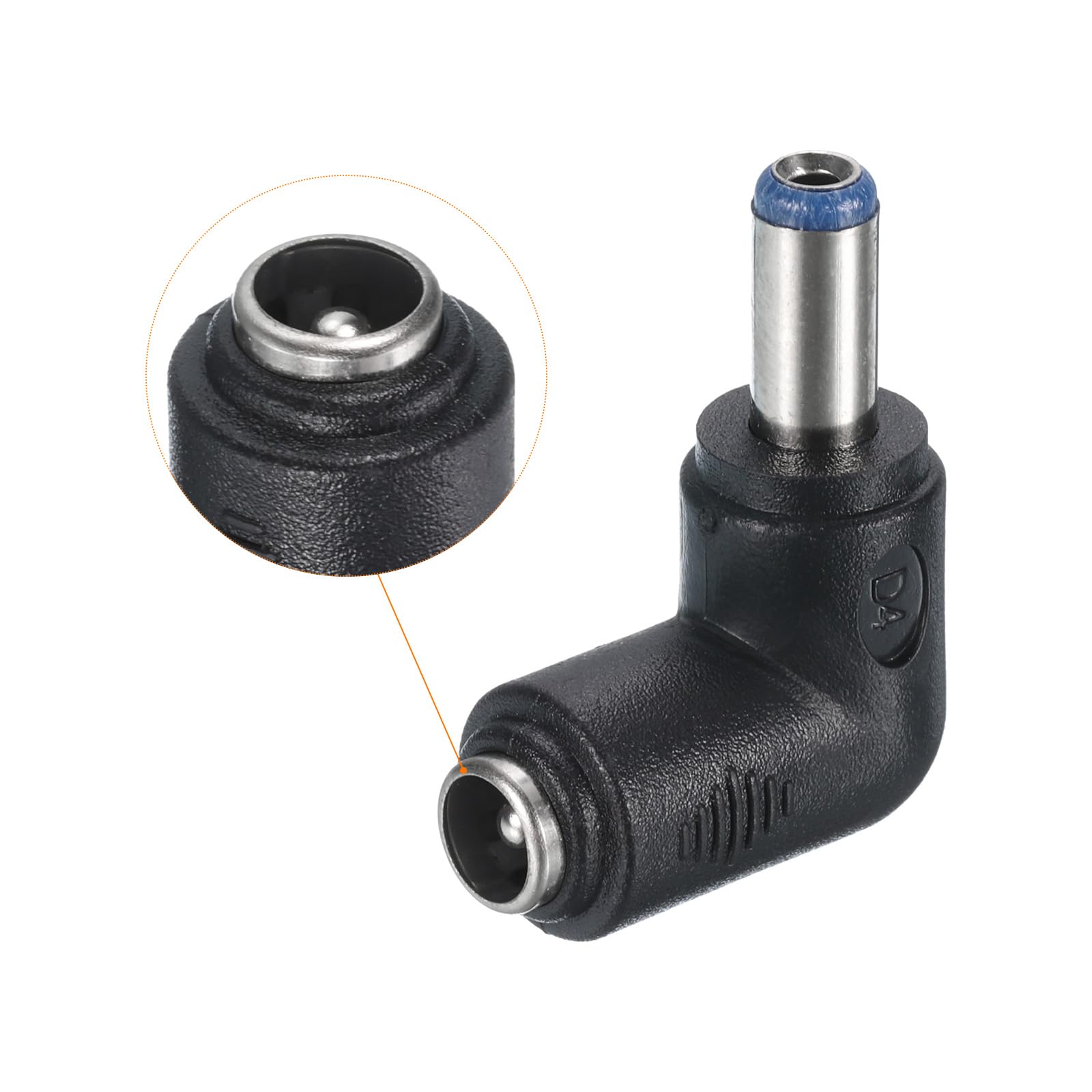 Conector CC macho de 5,5 mm x 2,1 mm al bloque de terminales - 5 piezas