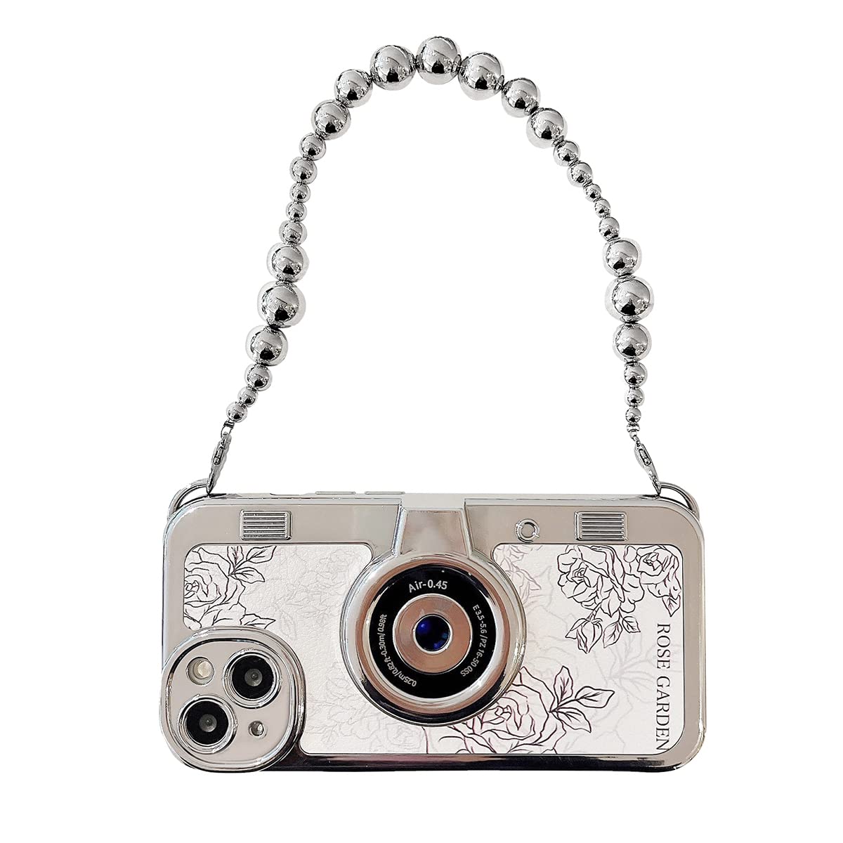 UnnFiko iPhone 14 Plus ケース カメラデザイン おしゃれ レトロ 3D  