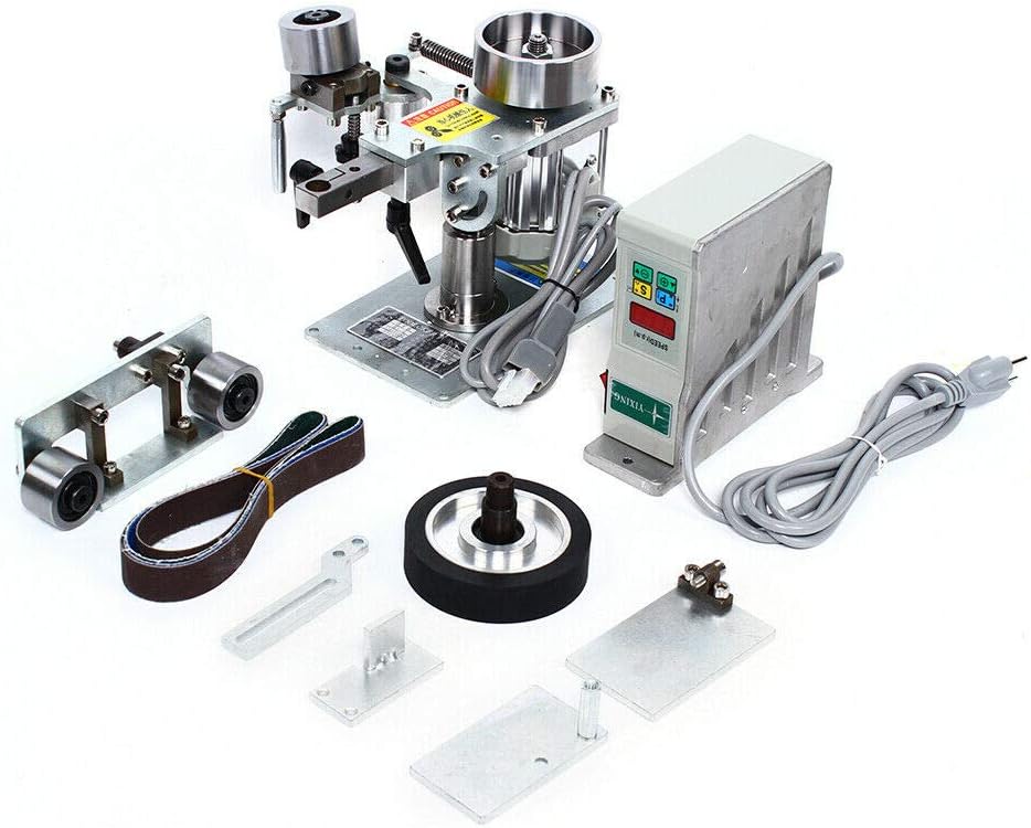 Belt Sander Machine Vertical Belt Polishing Grinder w/Brushless Motor 550W 110V