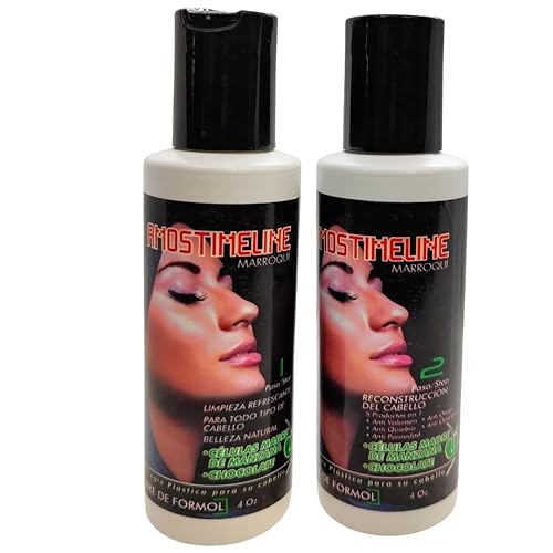 Cirugia Capilar, Tratamiento Capilar con Keratina y Células Madre - Alisado y Brillo Capilar sin Formaldehído - Mascarilla Capilar de 4 oz con