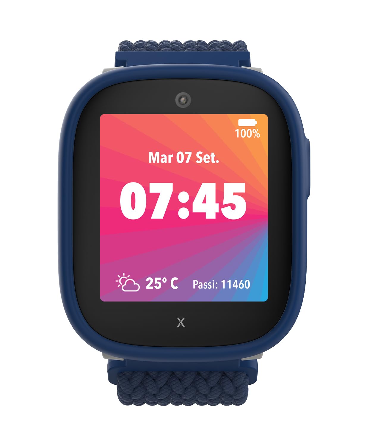 XPLORA X6 Play - Telefono orologio per bambini (4G) - Chiamate, messaggi, modalità scuola per bambini, funzione SOS, localizzazione GPS, fotocamera e contapassi - Include 2 anni di garanzia (BLU)