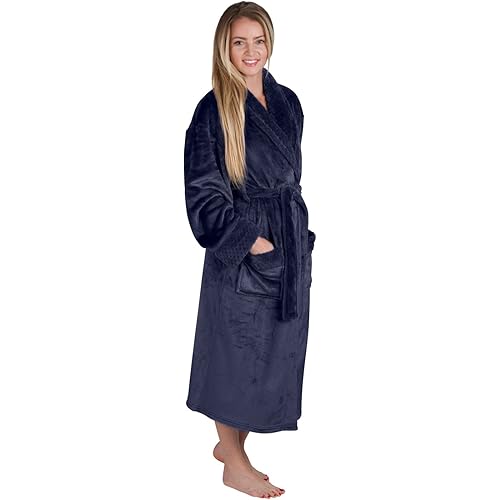 Love This Robe! Women's 48-inch Spa Style Full Length Robe with Front Pockets