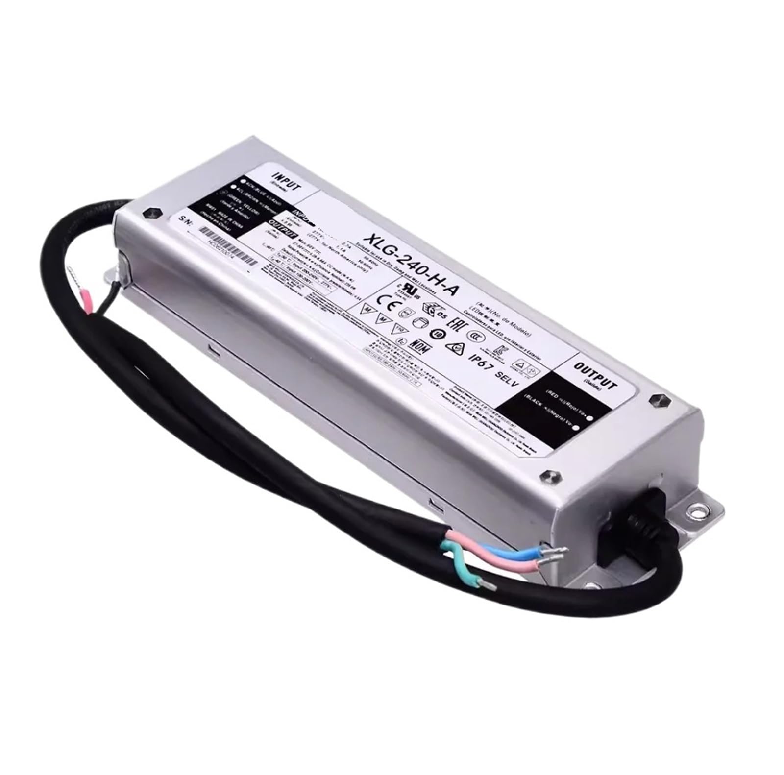 BRODEFUP XLG-240 240W Constant Voltage LED Driver XLG-240-L-A 700mA LG-240-L-AB 700mA XLG-240-M-A 1400mA XLG-240-M-AB(XLG-240-M-A)