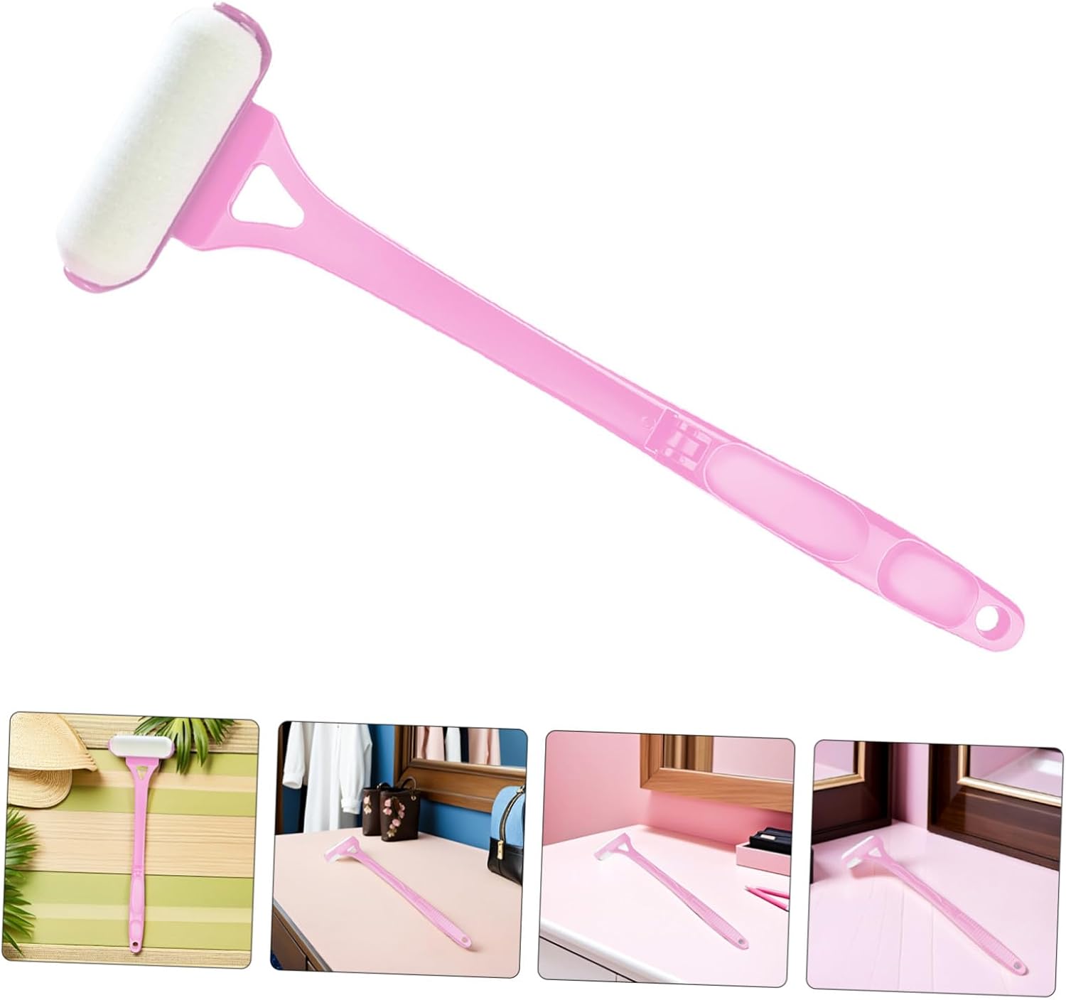 Ciieeo Back Lotion Applicator Folding with Ergonomic Abs Handle and Sponge Roller for Even Cream Application on Surface and Body, Portable Design for Daily Use and Travel, Extendable