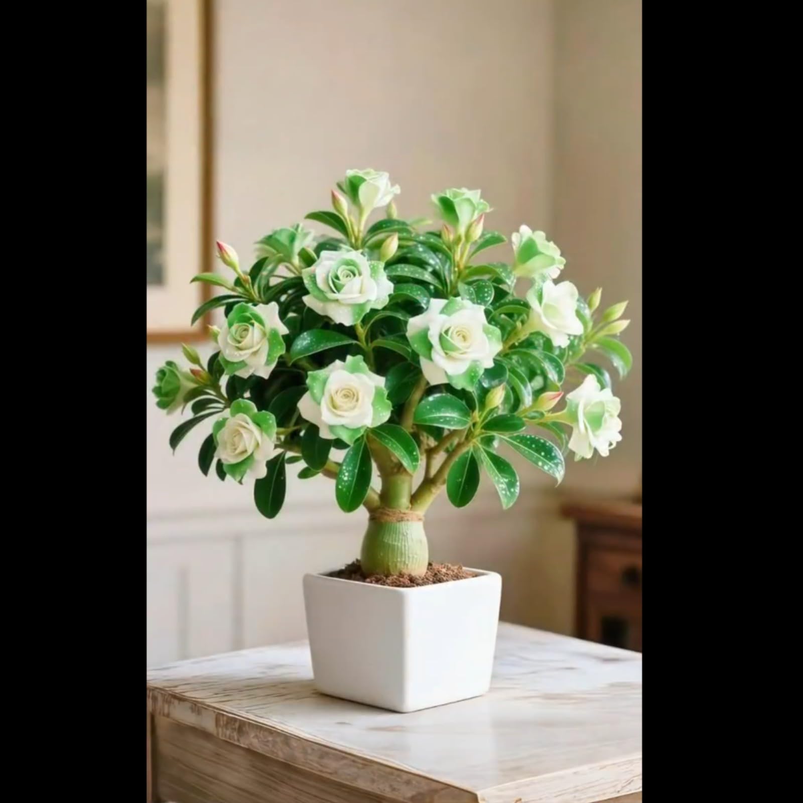 Desert Rose Bulbs for Planting Now UK Ornamental Perennial Greening Flower Unique Easy Plant Professional Natural Organic Cold-Resistant Excellent Display Good for Containers-1bulb-N โ image 1