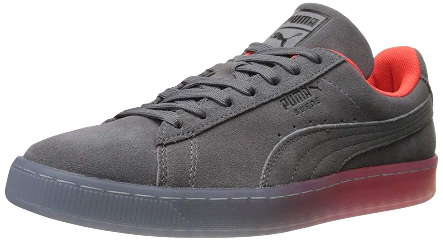 PUMA unisex adult Classic fashion sneakers, Steel Gray, 9.5 US