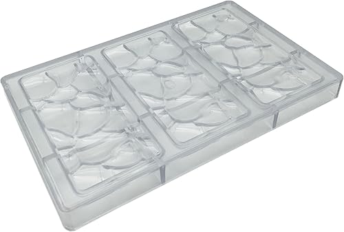 Miniatura 4 de Molde de barra de chocolate de gota grande de policarbonato Molde plástico duro de la barra de la energía del chocolate de la proteína