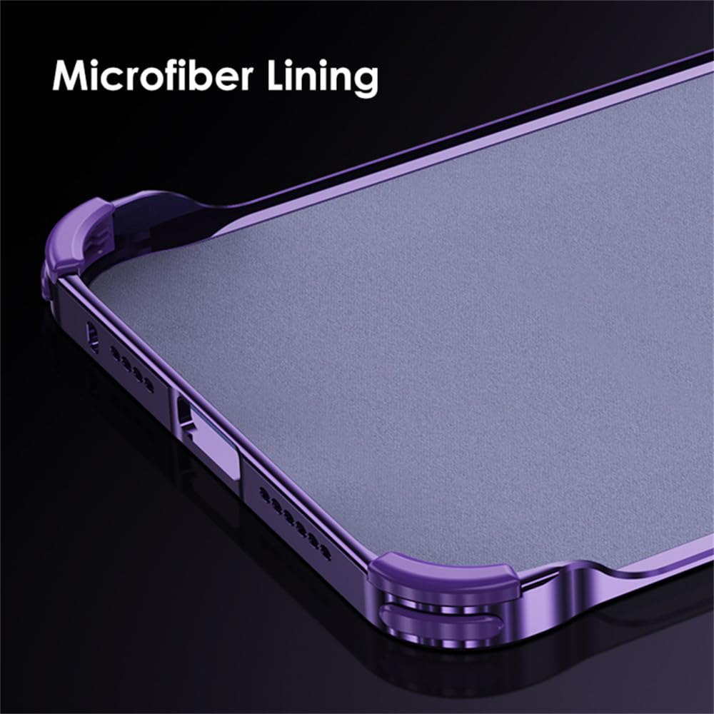 Amazon.co.jp: メタルフレームアルミニウムレンズ保護電話ケースFor