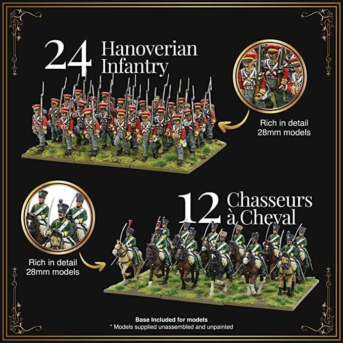 Miniatura 3 de Wargames Delivered - Warlord Games Waterloo - Black Powder 2 edición 1.102 in Miniaturas Starter Set -122 Infantería, 12 Caballería, 1 Máquina de