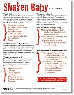 HEALTH EDCO W43117TP Shaken Baby Syndrome (SBS) Tear Pad