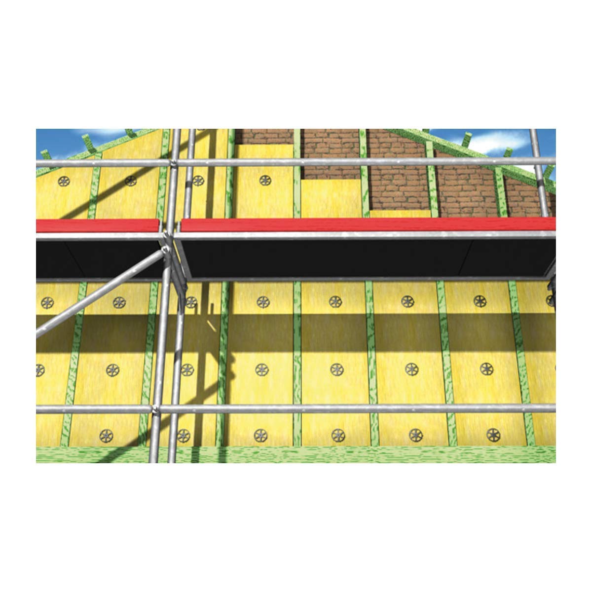 Image secondaire de Fixation Économique pour Isolants DHK - Boîte de 250 Pièces