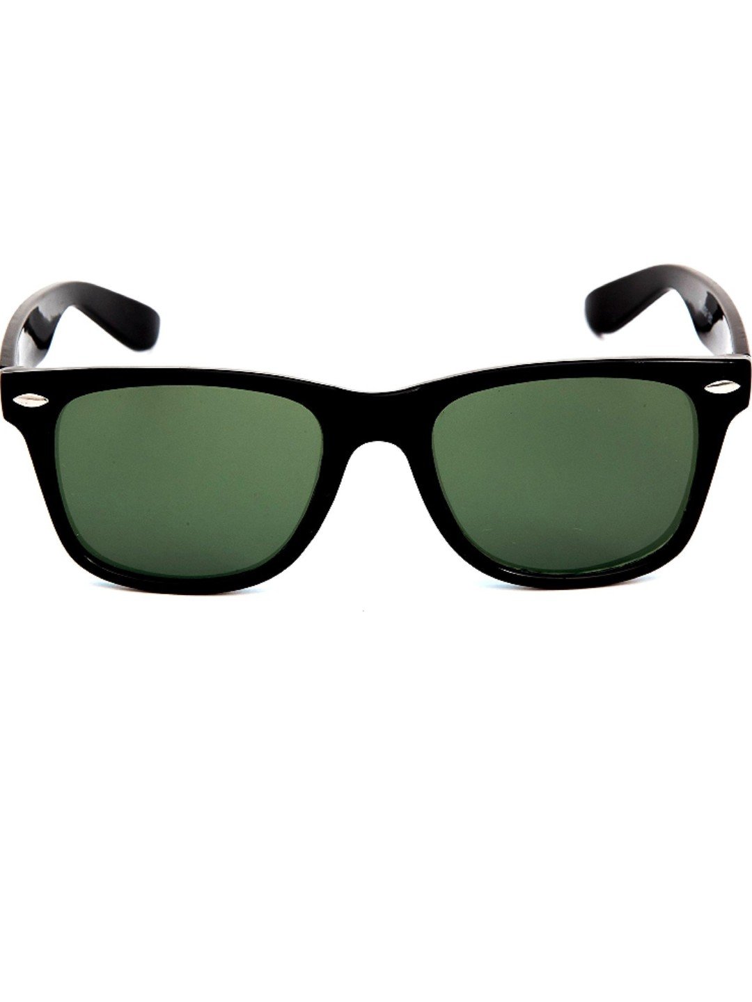 UV Protected Rectangular Green Sunglass For Men Girls Women Boys-image-2