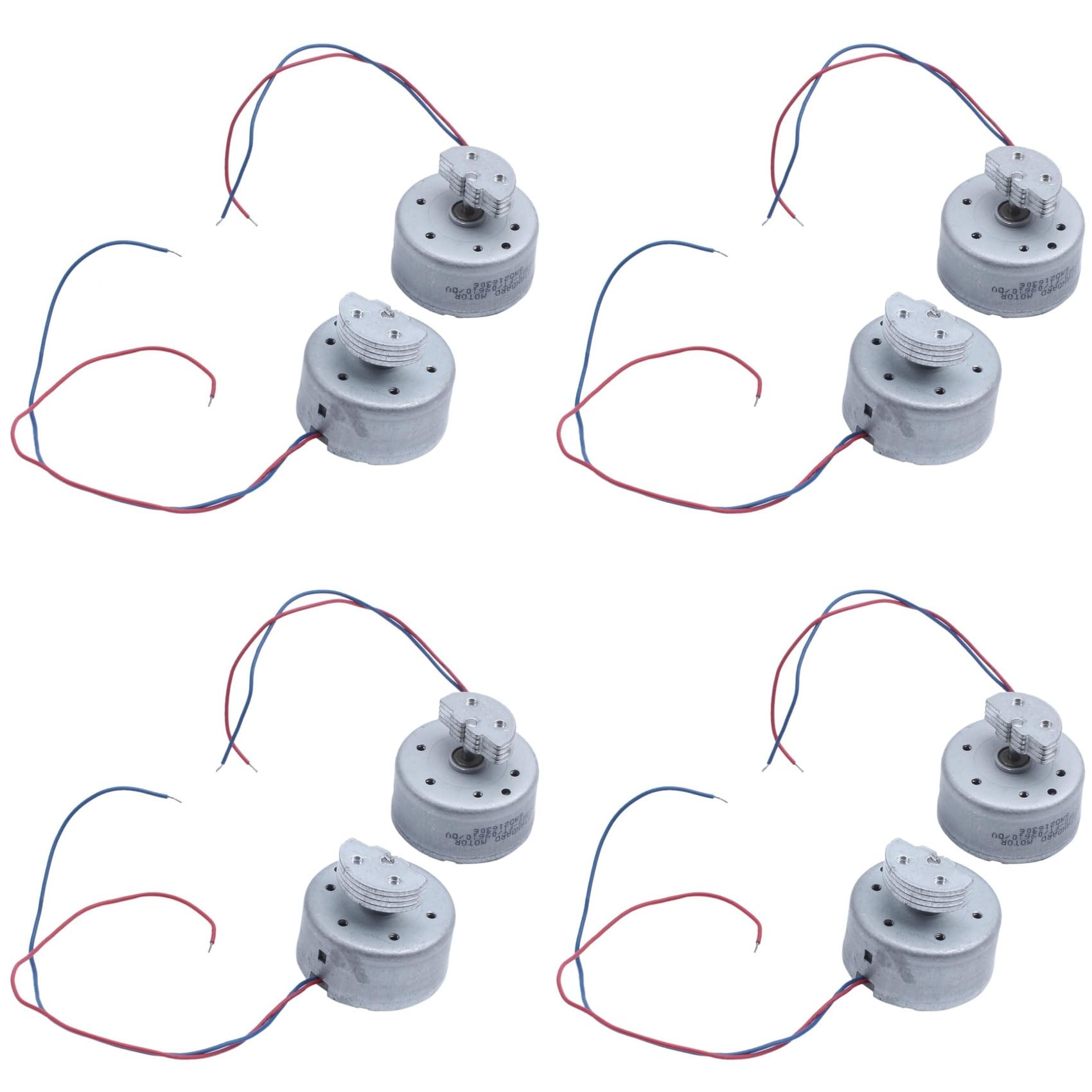 Ctrlzs Silver 8Pcs Mini Vibration Motor 3500Rpm Dc 1.5-6V For Game Joystick