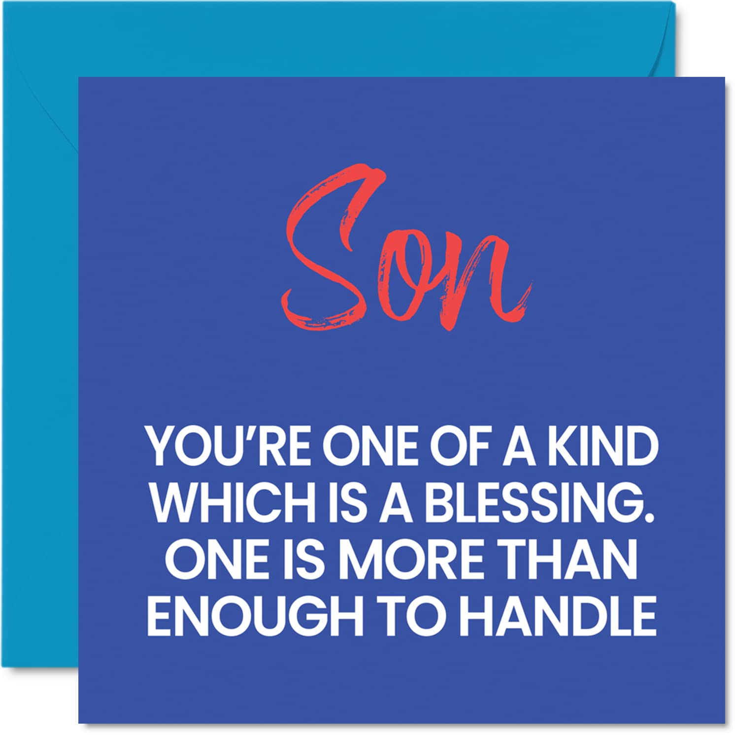 Carte D'anniversaire Unique Pour Mon Fils, Cadeau D'anniversaire Spécial Pour Fils De La Part De Maman Et Papa, Cadeau D'anniversaire Pour Beau-fils, Carte D'anniversaire Pour Fils Mignons