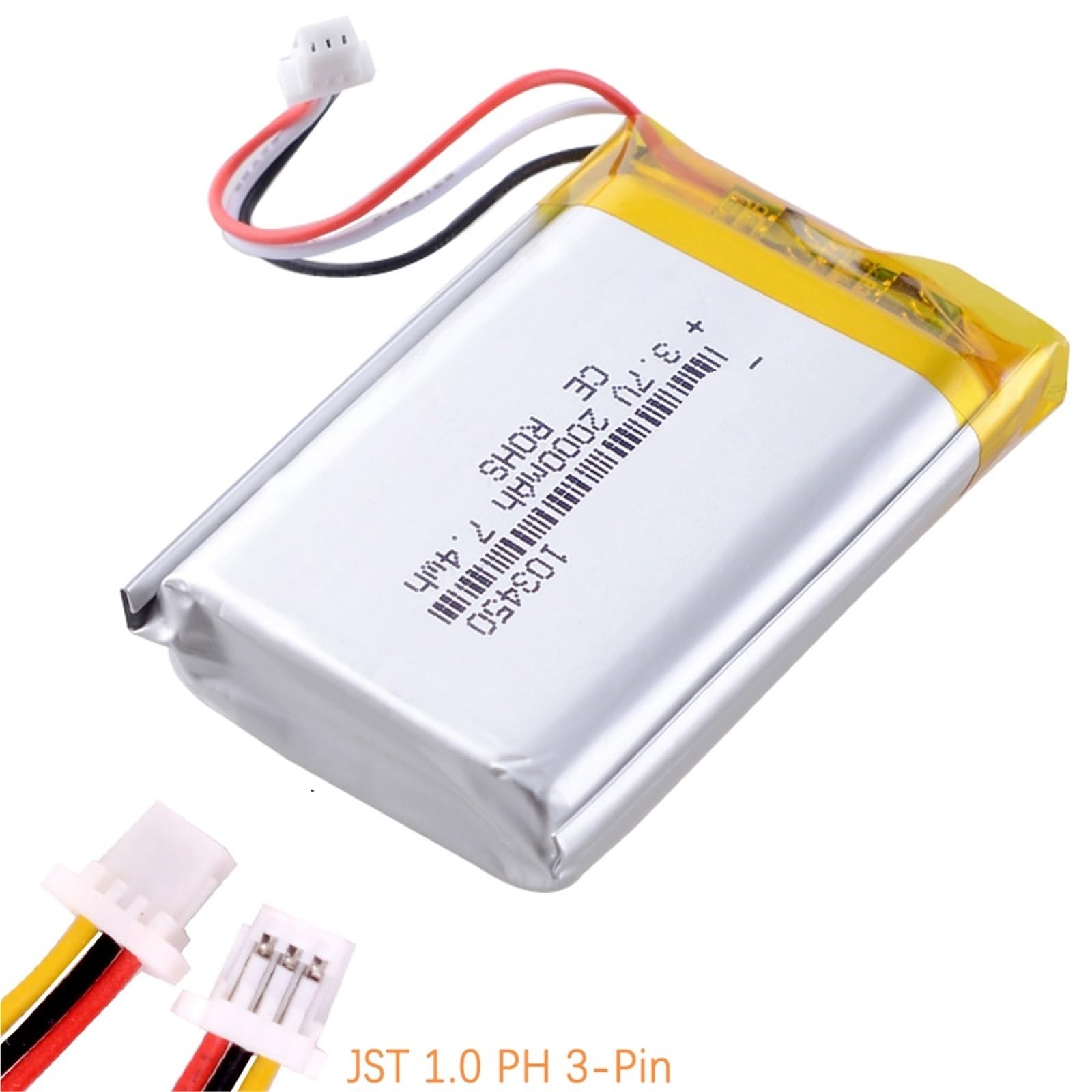 103040 3,7 V 1200 mAh, 1/10 pièces(10PCS)