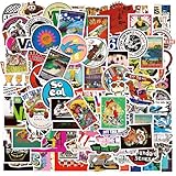 Skateboard Stickers 100pcs Cool Brand Skate Stickers for Teens Boys Adults Kids Waterproof Vinyl Aesthetic Sticker Skateboard Accessories for Laptop Water Bottles Luggage