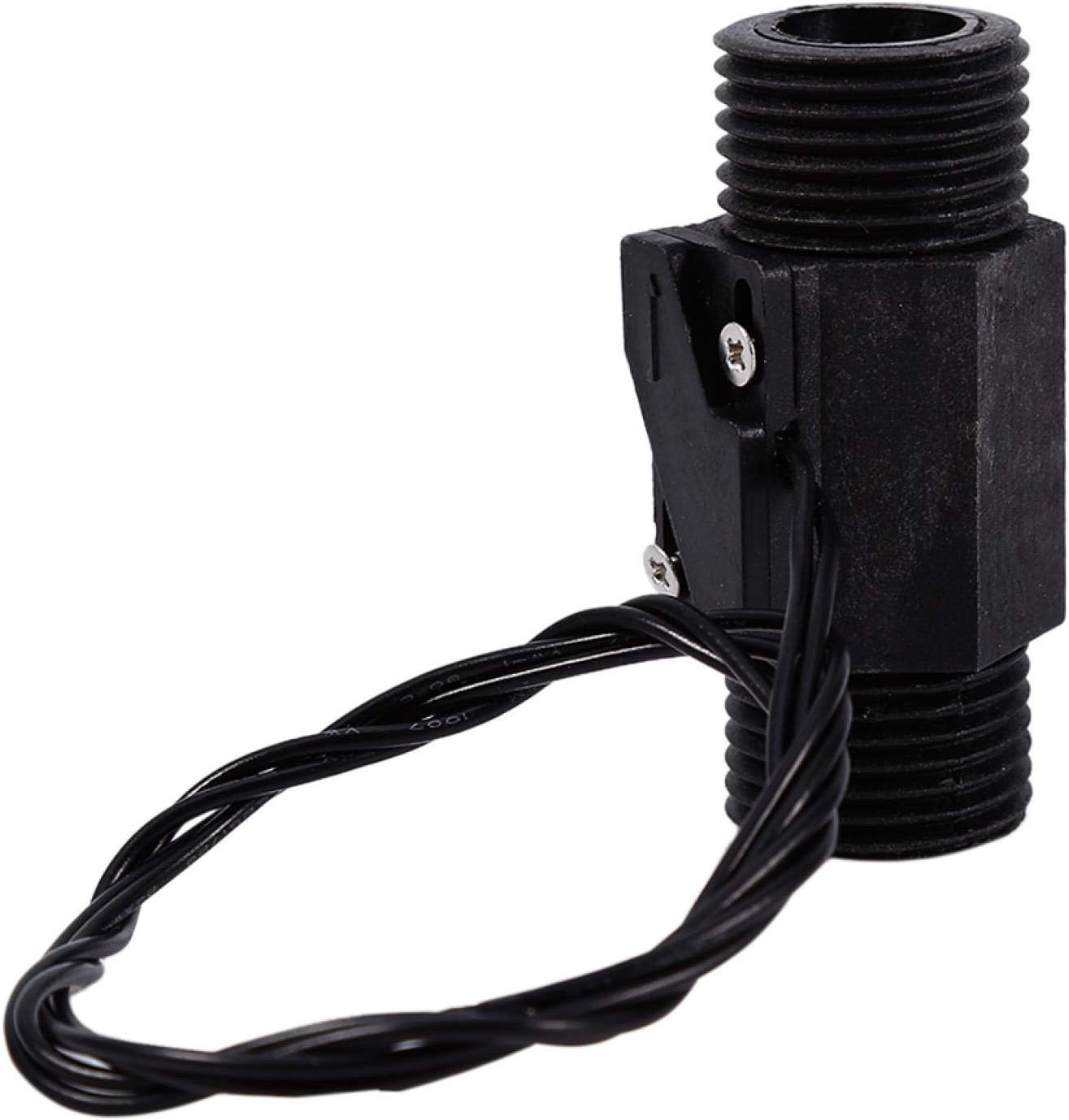 Jadeshay Flow Control，Plastic Water Flow Switch Vertical/Horizontal Water Sensor， Magnetic（AC 220V，EFS-04P，1pc ）