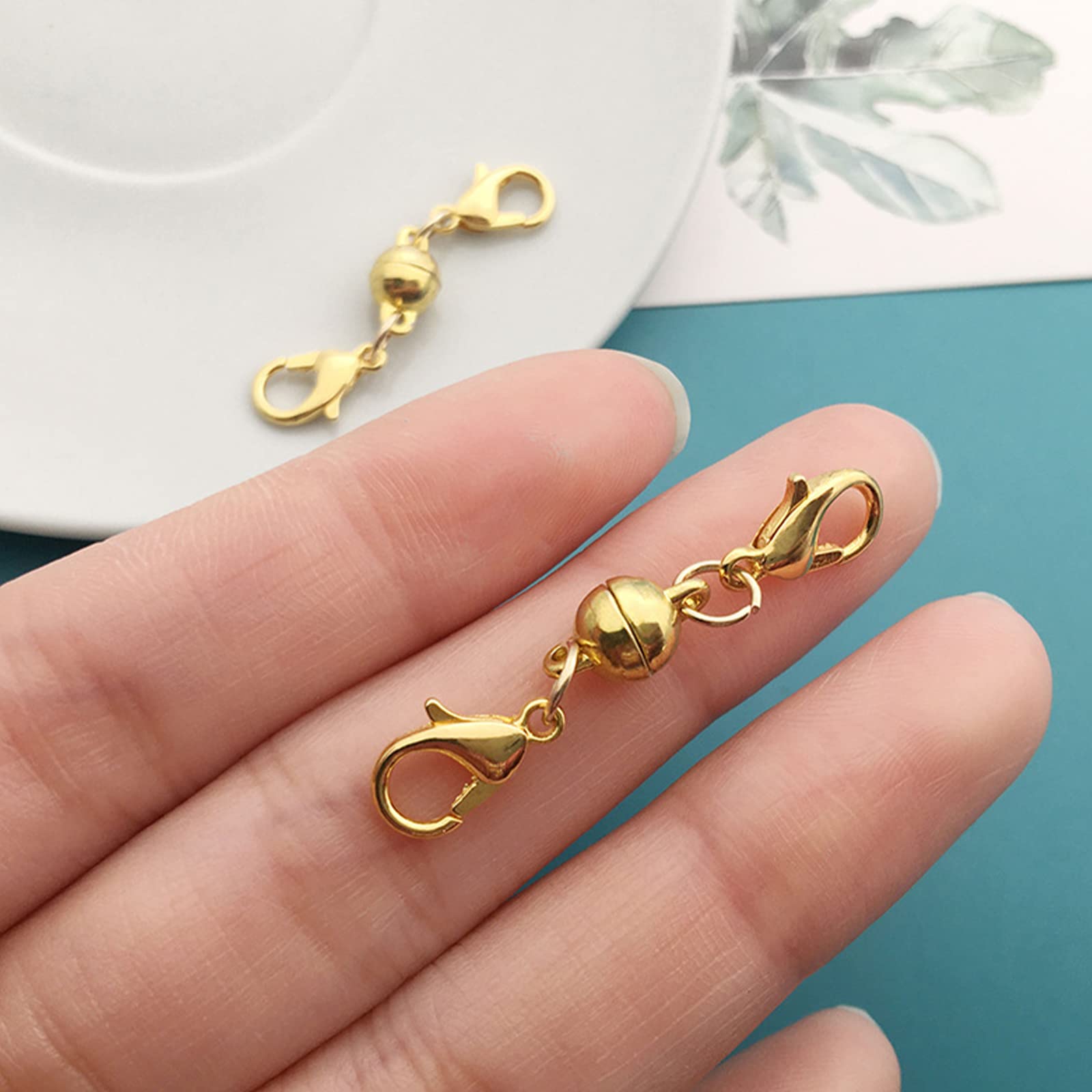 Acheter Fermoir à boucle en cuivre pour bricolage, collier, Bracelet