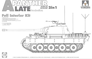 TAKOM 2099 1:35 Takom Sd.Kfz.171/267 Panther A Late Production (Full Interior Kit)