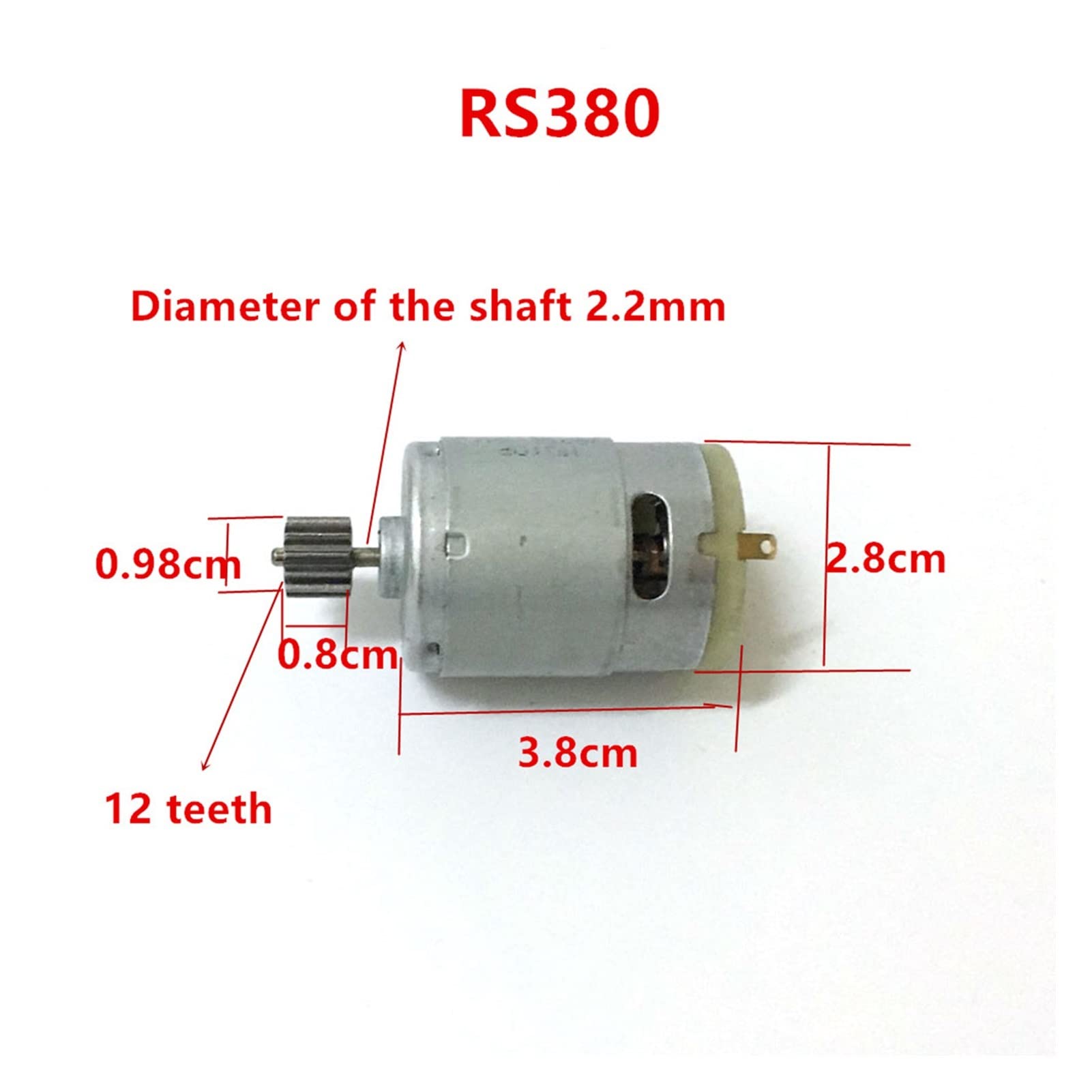 Amazon.co.jp: マイクロモーター RS 380 390 550子供用電気自動車