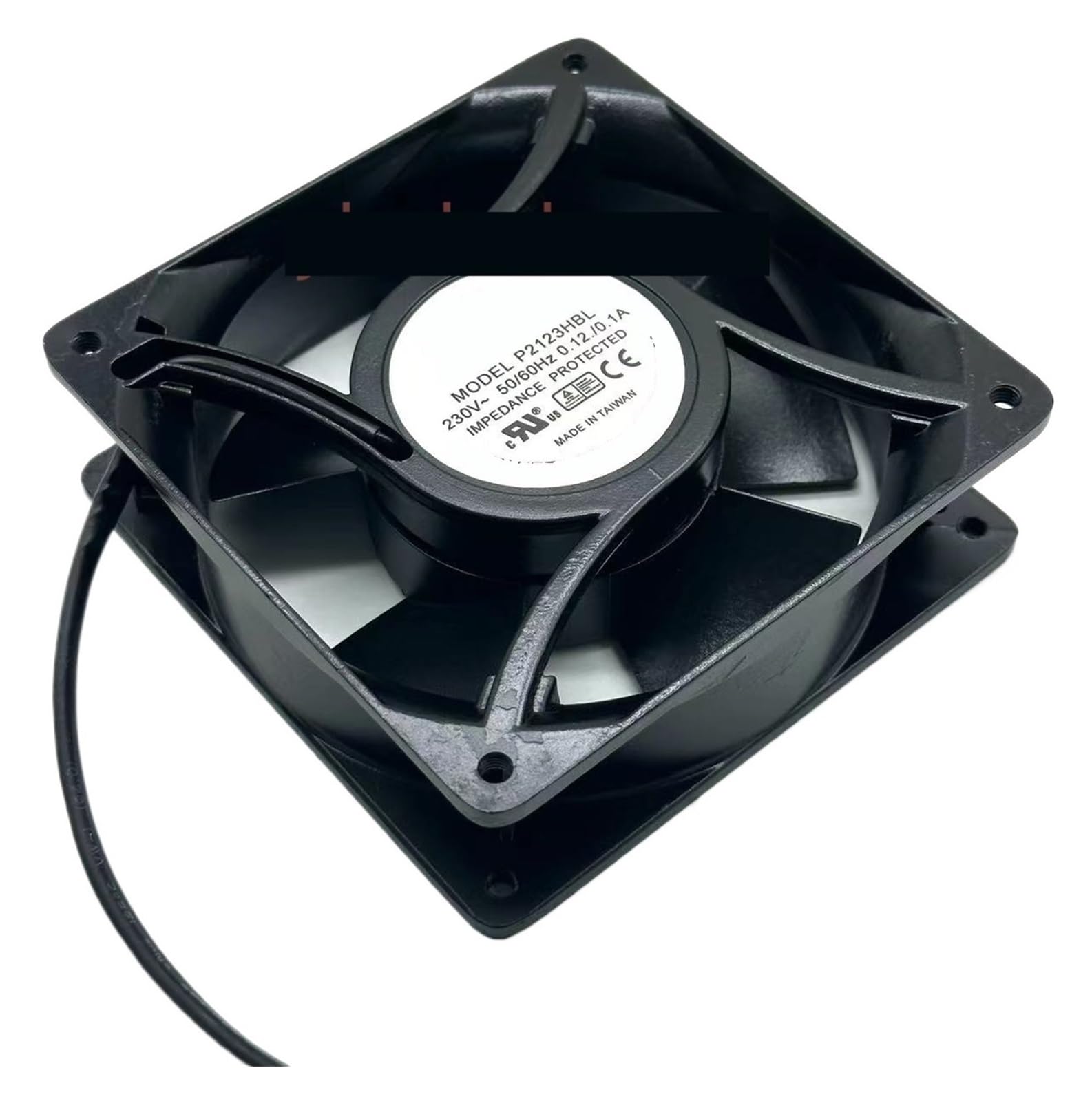 EAHWCXSD P2123HBL AC 230V 0.12A 0.1A 120x120x38mm 2-Wire Cooling Fan
