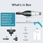 Corded Vacuum Cleaner, 4-in-1 Vacuum Cleaners for Home Converts to Small Handheld Vacuum,15Kpa Power Suction Lightweight Corded Stick Vacuum for Floor, Carpet,Pet Hair,Stair