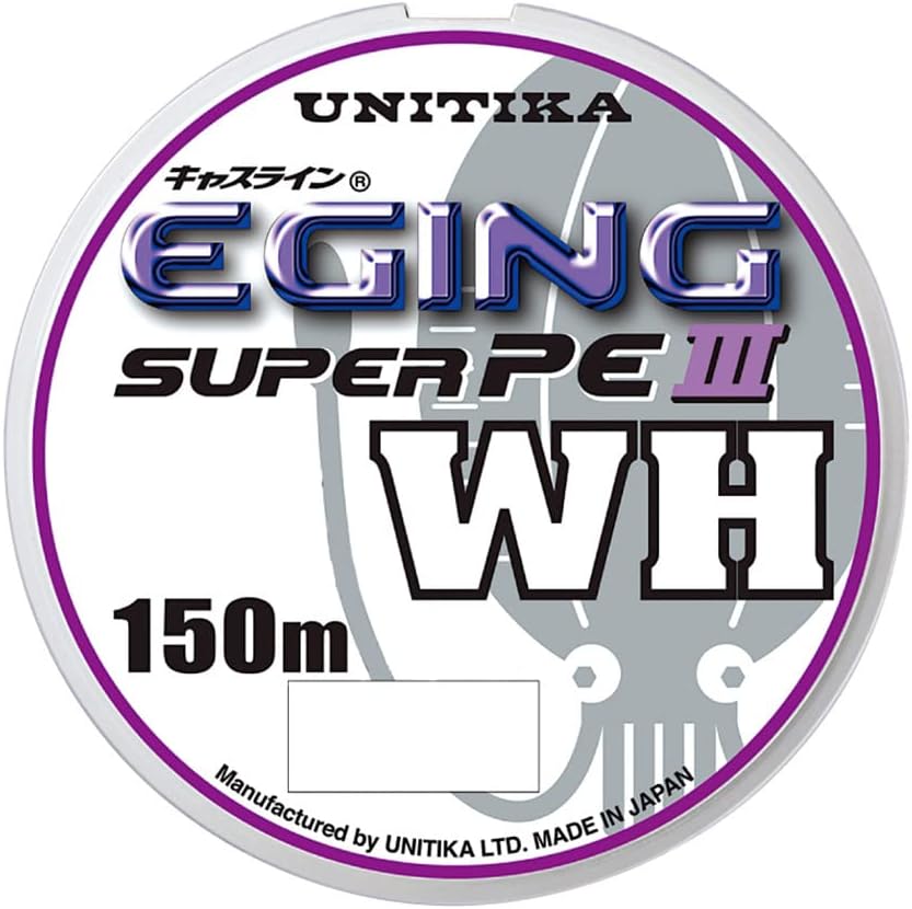 UNITIKA PE Line, Casline Eging Super PEIII WH, 522.1 ft (150 m), White