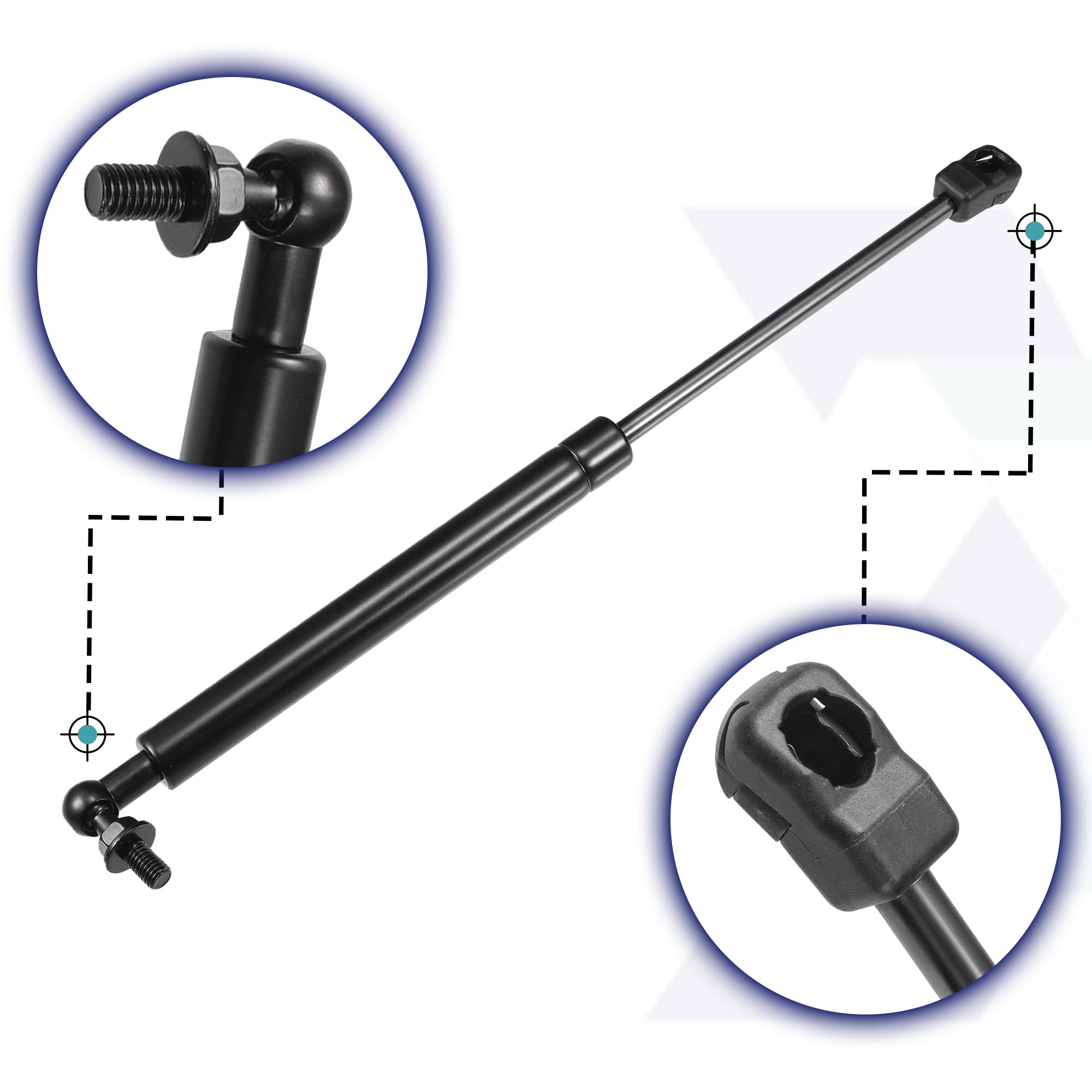 QUARKZMAN 2Pcs Front Hood Lift Supports Für Ford Mustang MK6 15-20